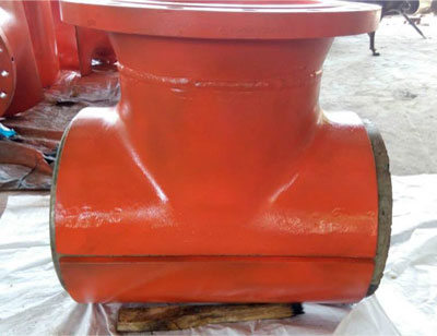 split tee Repute steel